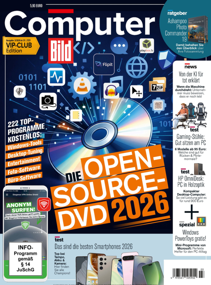 Computer BILD mit DVD