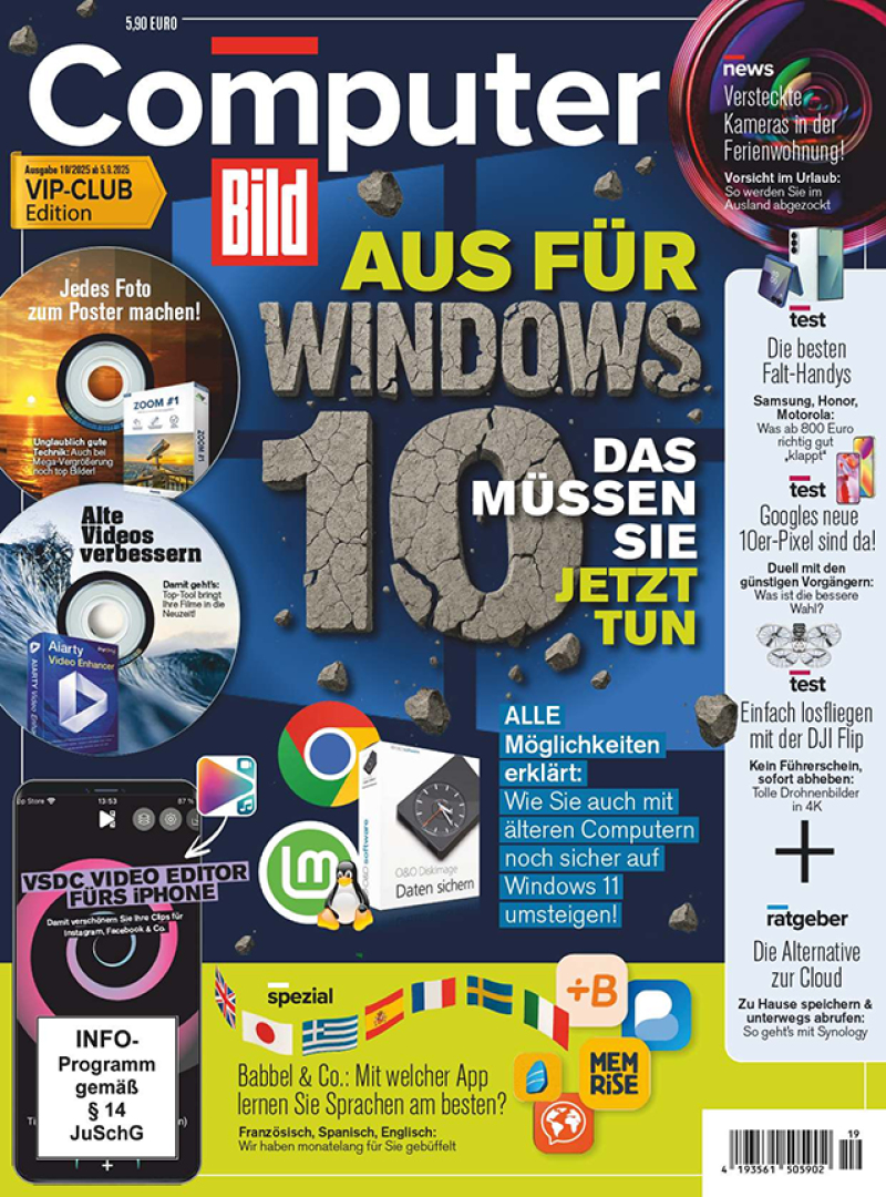 Computer BILD mit DVD