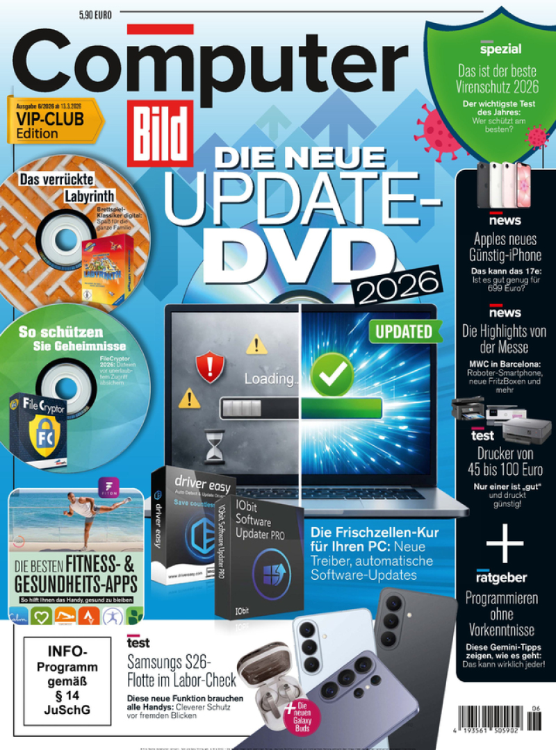 Computer BILD mit DVD